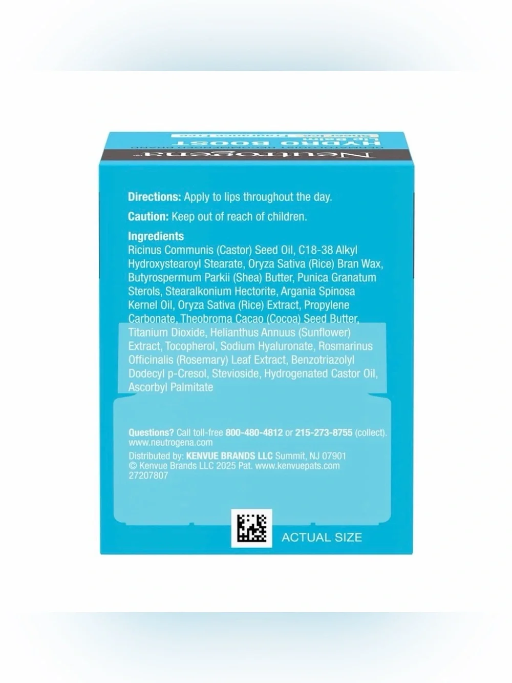 2/$15 Neutrogena Hydro Boost Hyaluronic Acid Lip Balm Sheer Ice Fragrance Free